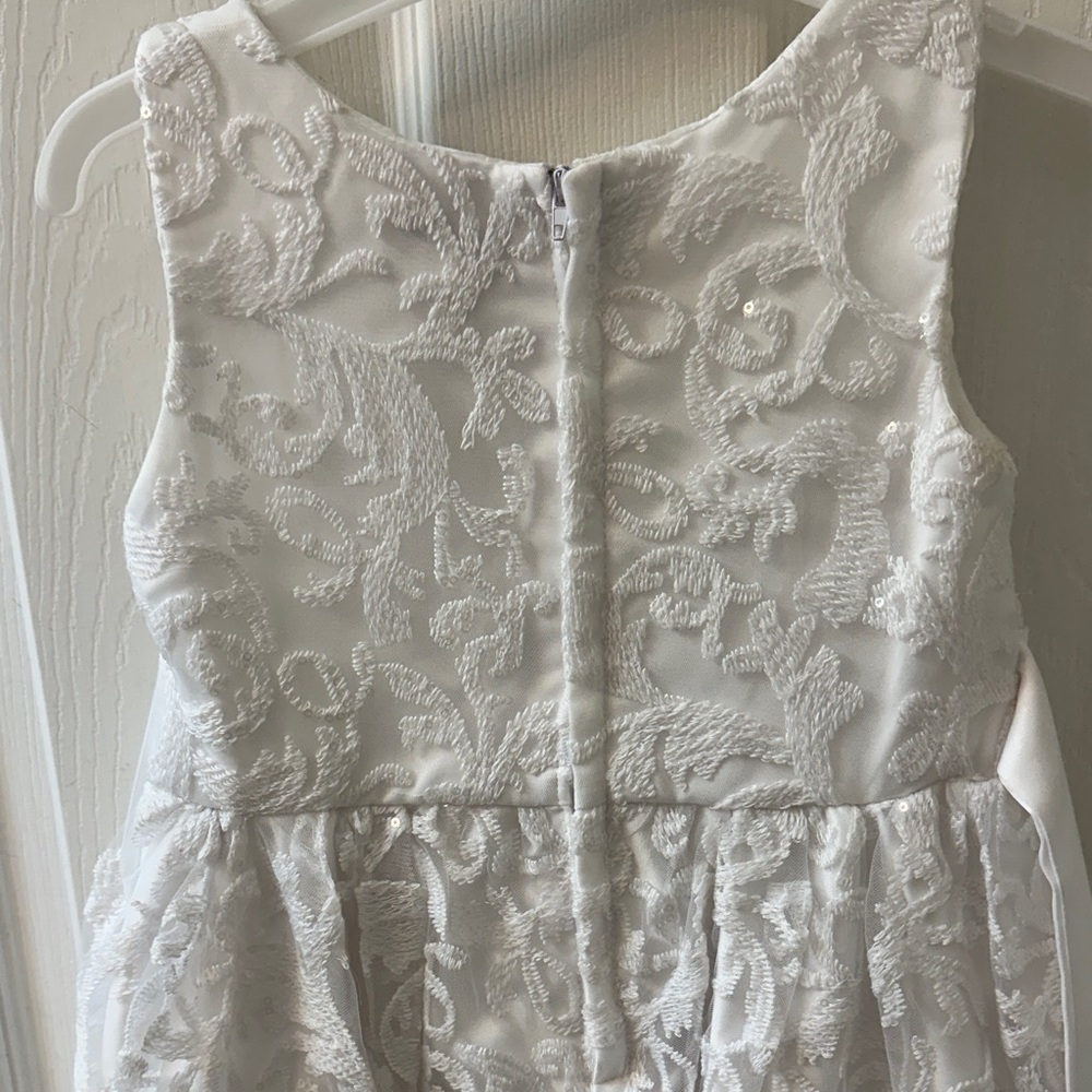 Tip Top brand Elegant White Lace Kids Dress - Picture 6 of 7